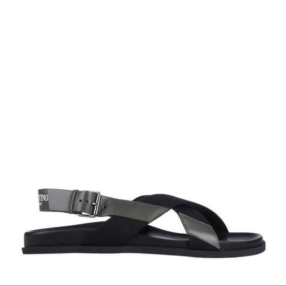 💙SOLD💙Valentino Garavani Men's Black Sandals - Picture 2 of 10